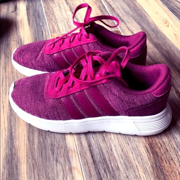 adidas dark pink shoes